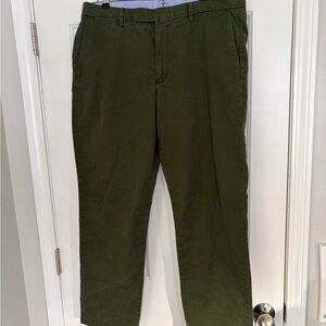 Men’s Polo Ralph Lauren Stretch Straight Fit Olive Green Size 36/32